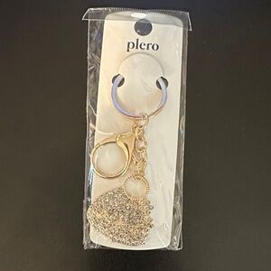 Plero Gold Purse Crystal Key Chain/Bag Charm